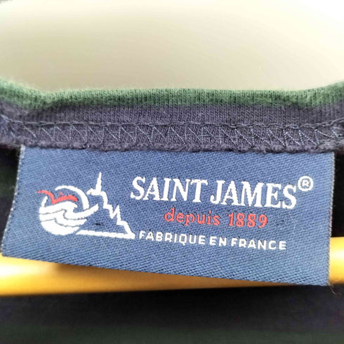 セントジェームス SAINT JAMES 7分袖 ボーダーバスクシャツ レディース JPN:40
